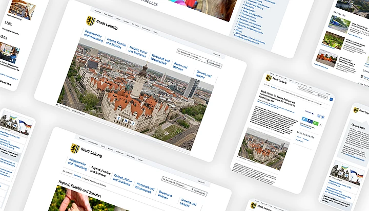 Mit TYPO3 und DMK umgesetzte digitale Transformation für reaktionsschnelle, zugängliche städtische Dienste