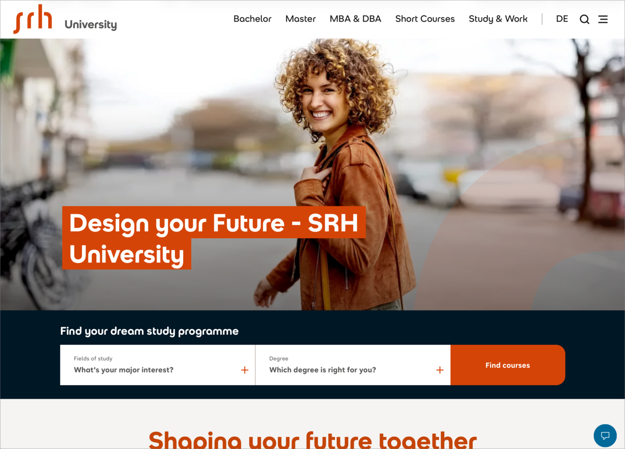SRH Homepage