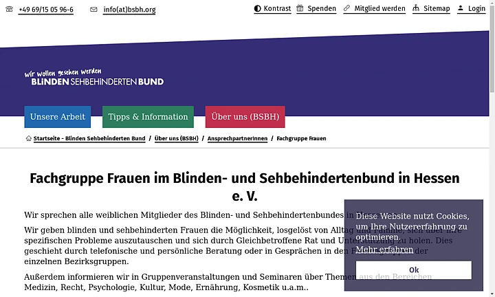 Barrierefreier responsive Website Relaunch