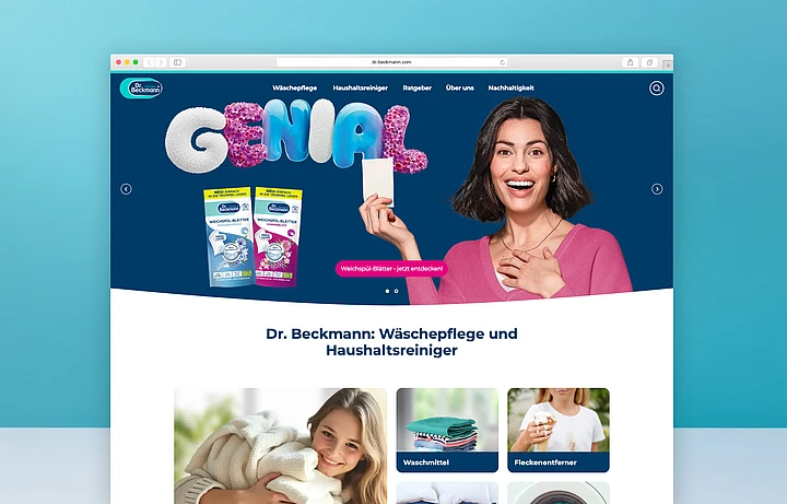 Dr. Beckman Relaunches its Global Brand with TYPO3