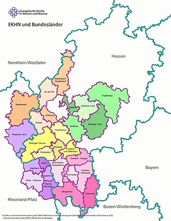 EKHN's area of operations