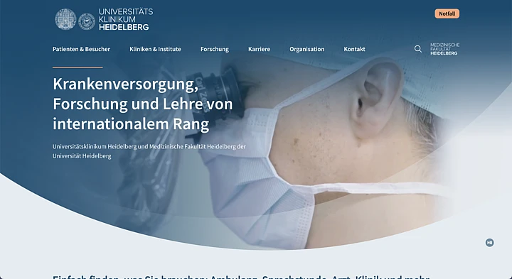 Zehn Jahre, eine Plattform: Wie b13 das komplexe Gesundheitsportal von UKHD auf TYPO3 v14 umgestellt hat