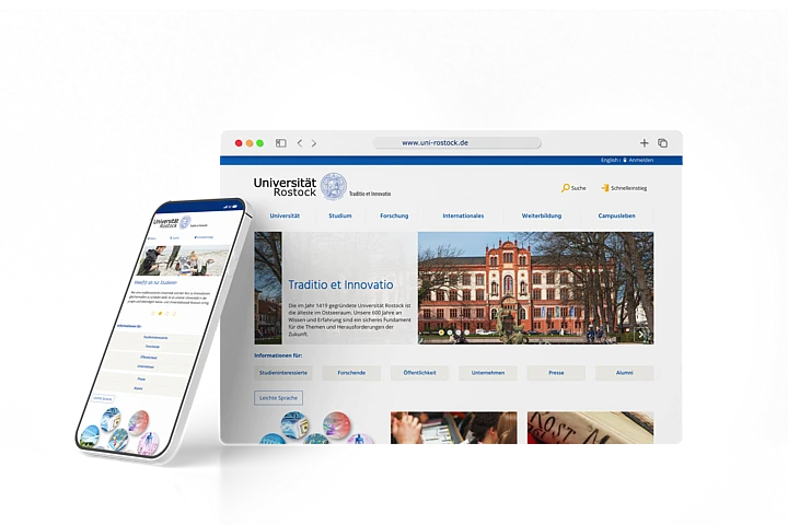 Die glorreichen Sieben: Ein zentrales TYPO3-Multiportal für Universitäten in Mecklenburg-Vorpommern