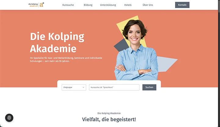 Future-ready headless platform for Kolping Akademie