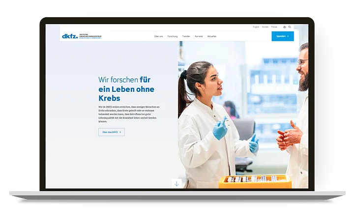 Award-Nominated TYPO3 Relaunch for DKFZ: Platform Optimization for a Global Research Leader