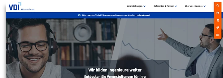 VDI Wissensforum erneuert Website für Wachstum und TYPO3-Skalierbarkeit