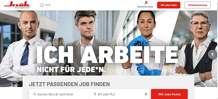 Netigo realisiert für Klüh ein modernes, zukunftssicheres Jobportal