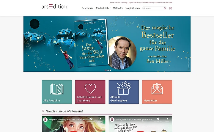 arsEdition Utilizes TYPO3’s digital marketing features to expand its online presence