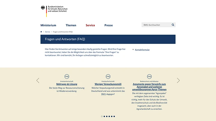 Umweltschutz mit TYPO3