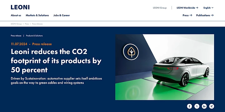 LEONI relauncht sein globales Web-Framework mit TYPO3