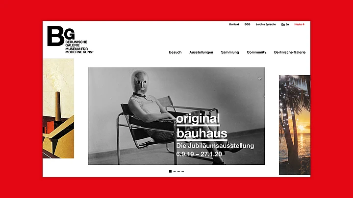 Moderner Website-Relaunch der Berlinischen Galerie mit TYPO3